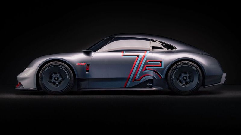Die Grundform entspricht zunächst dem heutigen Standard des Herstellers. (Bild: Porsche)
