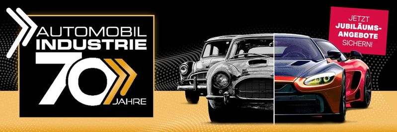 70 Jahre »Automobil Industrie«: Im Jahr 2025 feiern wir das gemeinsam mit unseren Kommunikationspartnern.(Bild:  Vogel Communications Group)