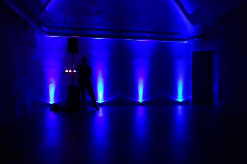 Die Überraschung war eine Light-Show. (Bild: IT-BUSINESS)