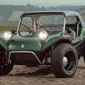 Auf den ersten Blick wirkt der 2.0 Electric wie ein klassischer Buggy.(Bild:  Meyers Manx)