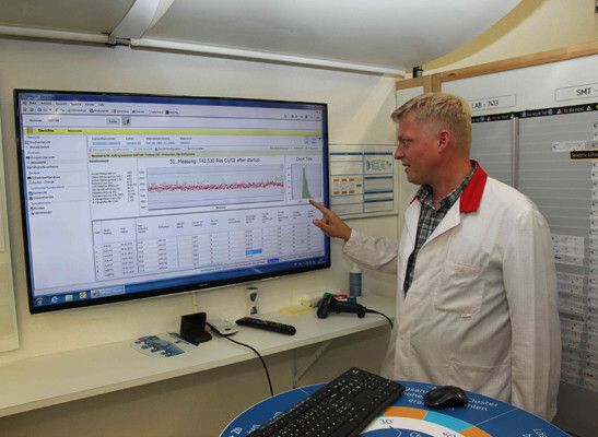 … und bei einer Analyse im validierten Qualitätsmanagement-Tool. (Bild: Reinhardt)