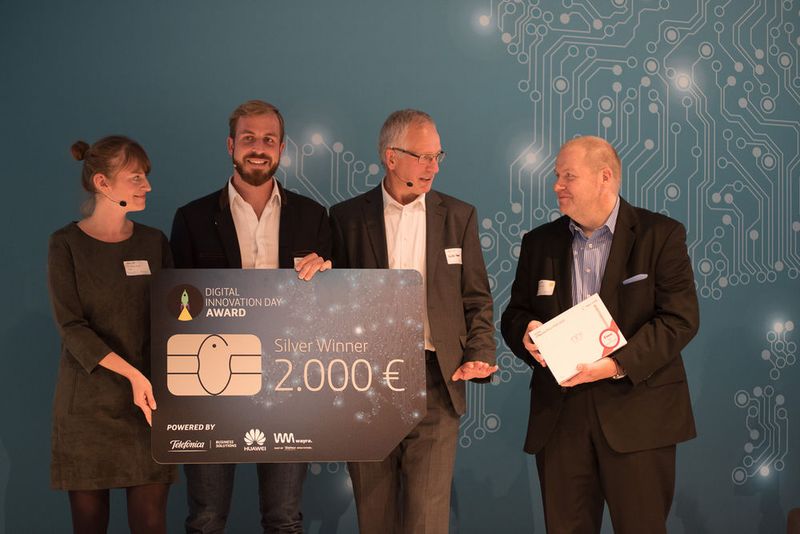 Den zweiten Platz belegten evalu. (Bild: Christoph Reiss)