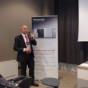Stephane Moreau, European MS Produktmanager bei Shimadzu, erläutert die Vorteile der GCMS-Technologie.