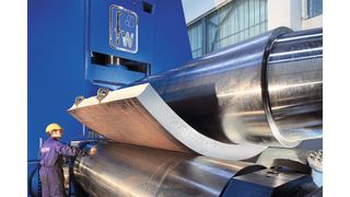 Moderne Blechrundbiegemaschinen helfen Energie zu sparen. (Bild: Faccin)