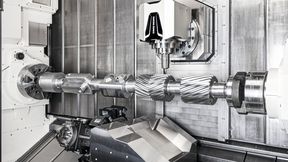 Einfache Programmierung ohne Spezialwissen: Mit exklusiven DMG Mori Technologiezyklen und der Software gear Mill gelingt die hochpräzise Verzahnungsherstellung auf Standardmaschinen wie der NTX 3000 direkt über eine intuitive, dialoggeführte Parametereingabe.  (Bild: DMG Mori)