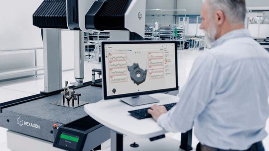 PC-DMIS Fusion d'Hexagon est une solution qui modernise la création de rapports et l'analyse métrologiques.(Source :  Hexagon)