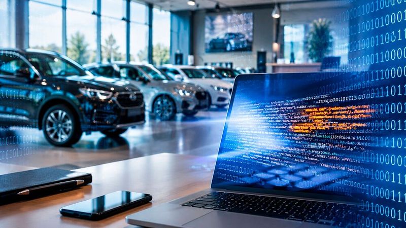 Den Zugriff auf Kundendaten verschafften sich unbekannte Kriminelle über eine gehackte Autohaus-Software, die gleich mehrere Autohäuser nutzen.(Bild:  KI-generiert)