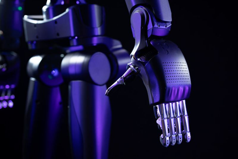 The hands of MenteeBot offer a comprehensive range of motion, strength, and precision to perform delicate tasks. (Image:Mentee)