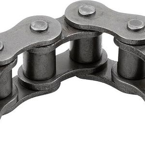 So ist eine stählerne Rollenkette für die Kipp-Kettenspanner aufgebaut. 