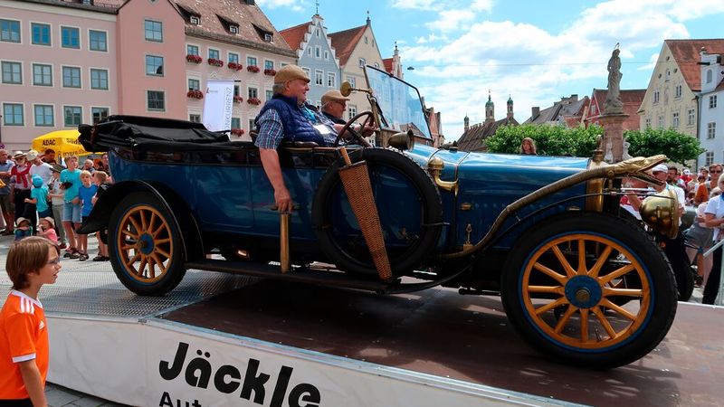 Französischer Delage Typ B1, Baujahr 1915. Sein Vierzylinder besitzt 3,2 Liter Hubraum. (Bild: Diehl)