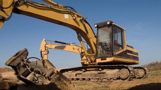 In Baumaschinen müssen Verschlusslösungen rauen Umgebungsbedingungen trotzen. Bild: pixelio.de/Michael Hänsel (Archiv: Vogel Business Media)