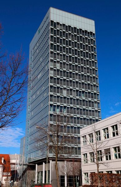 Zentralhaus der Fraunhofer in der Münchener Hansastrasse 27c. (Bild: Hansastr. 27c Fraunhofer-Haus Muenchen-4 / Rufus46 / CC BY-SA / de.wikipedia.org)