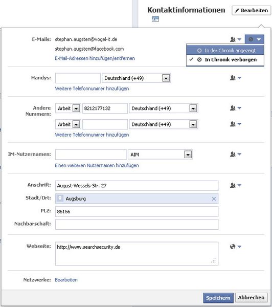 Genau den umgekehrten Wert gilt es nun noch bei der ursprünglichen Mail-Adresse zu setzen. (Archiv: Vogel Business Media)