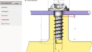 Ejot Konfigurator – Das Online-Tool für die passende Delta PT Schraube inklusive CAD-Daten.  (Bild: Ejot)