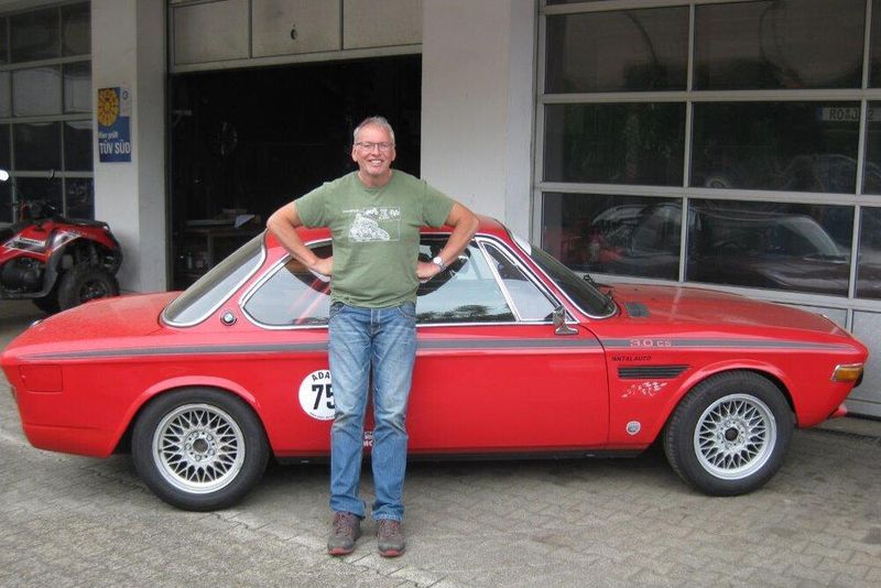 Sportliche Ambitionen hatte Maximilian Kuypers bei der Bewerbung mit seinem BMW 3,0 CS der Baureihe E9 aus dem Jahr 1972. (Bild:privat)