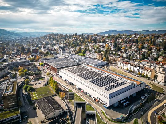 Die Premiere der Prexcon bringt die High-Tech-Industrie in St.Gallen zusammen.(Bild:  Michael Huwiler/Olma Messen)