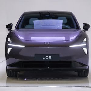 The Xpeng L03 is 1.92 meters wide and features low aerodynamic drag.(Source:  Xpeng)