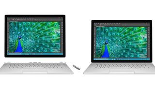 Das Surface Book von Microsoft ist ein leistungsstarkes 13-Zoll-Notebook, das sich auch in ein Tablet verwandeln kann. Das Display liefert eine Auflösung von 3.000 x 2.000 Pixel. (Bild: Microsoft)