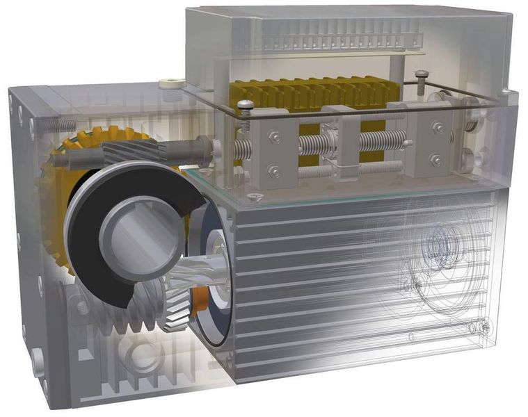 Die richtige Richtung: Die Compacta-Getriebemotoren richten Solarpanles in Richtung Sonne aus (Azimutverstellung). Bild: Framo Morat (Archiv: Vogel Business Media)