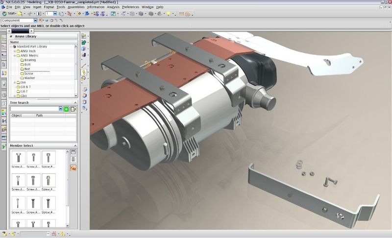 Air Cleaner: Im PDM verwaltete konfigurierbare Wiederverwendungs-Bibliothek, welche vollständig in die CAD-Oberfläche integriert ist. (Archiv: Vogel Business Media)