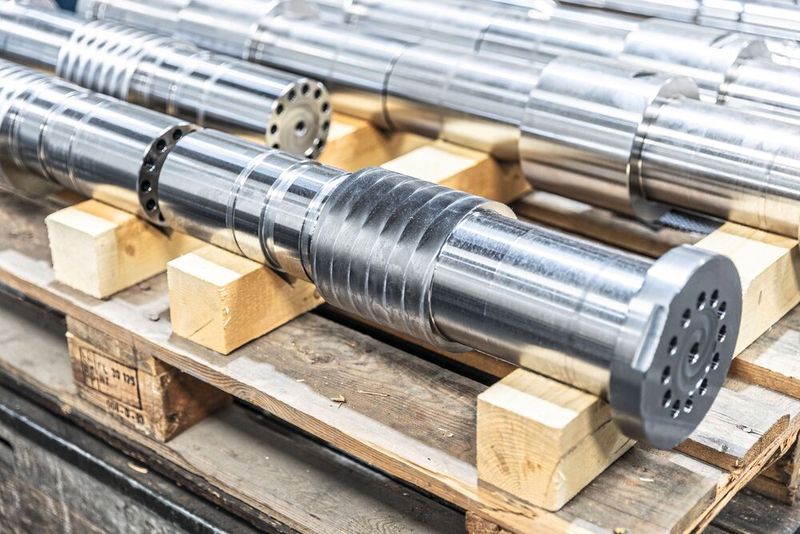 Ein Hauptbetätigungsfeld von Lingenhöle ist das exzentrische Drehen von Wellen zwischen zwei und sechs Metern Länge. Darüber hinaus werden an den Bauteilen häufig verschiedenste Fräs- und Schleifbearbeitungen sowie Oberflächenveredelungen vorgenommen. (Bild: Heller)