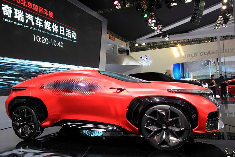 Chery stellt die Studie „Future Vision 2030“ aus. (Foto: marcelsommer@web.de)