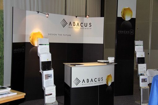Abacus, der Softwarespezialist für KMU aus St. Gallen. (Bild: U. Heiz)