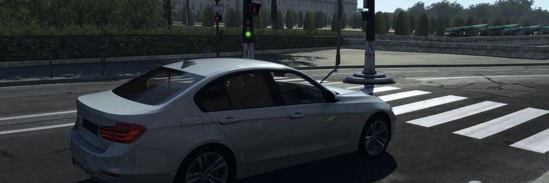 Die Szene wirkt verblüffend echt: Die digitalen rFpro-Modelle von realen öffentlichen Straßen und Teststrecken, die in rFpro erstellt wurden, lassen sich nun auch mit den Radar-, Lidar- und  Ultraschall-Sensormodellen von IPG Automotive kombinieren.  (Bild:  IPG Automotive)