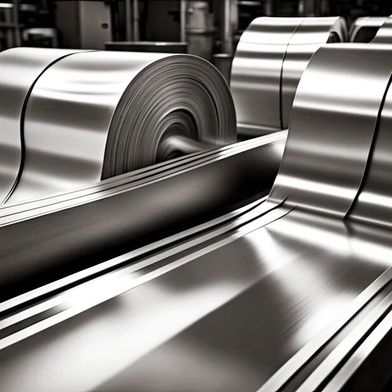 Bei Arcelormittal Bremen werden per Messer Coils aus Stahl zurechtgeschnitten, was mit hoher Geschwindigkeit passiert. Deshalb ist die Qualitätssicherung von Produkt und Messer nicht einfach. Doch TS Sensors und Selmatec haben nun ein Echtzeitsystem entwickeln können ... (Bild: AT Sensors)