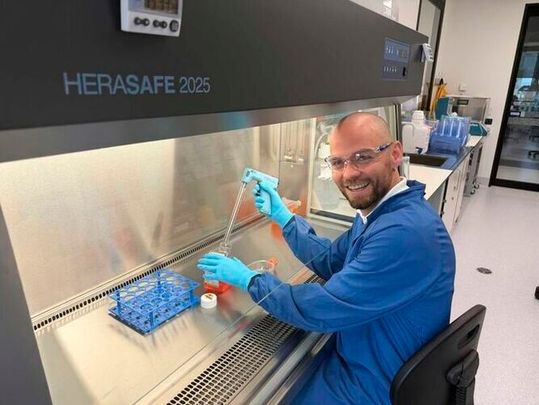 Celleo Biotech is using the Pipetboy Genius serological pipet controller from Integra Biosciences to streamline the development and manufacturing of novel cell and gene therapies. (Source:  Celleo Biotech)