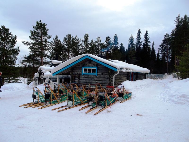 Die Wildnis-Lodge in der Region Nord-Dalarna bei Särna diente als Basis für die Schlittenhundetour. (Buffalo)