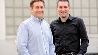 Die beiden Geschäftsführer Dominik Weibel und Marco Wüst. (Bild: EMDE)