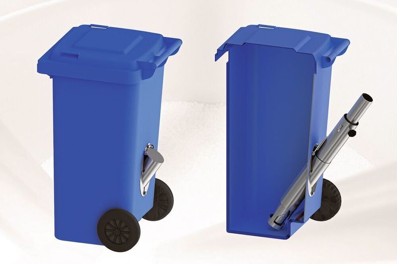 Ensures good handling of plastic granules - a newly developed suction nozzle. (Siloanlagen Achberg)