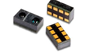 Ein optischer CMOS-Sensor für Industrie-Anwendungen: Er erkennt Kanten und die Anwesenheit von Objekten selbst bei reflektierenden Medien. (Dick Makin)