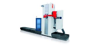 A distinctive feature of this Ecomill Plus HPC3 is the universal bi-rotary head with automatic millesimal positioning.  (Bild: Emco)