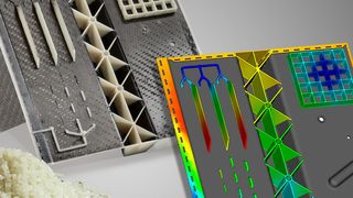 Bauteilmuster aus endlosfaserverstärkten Verbundwerkstoffen (Bild: BASF)