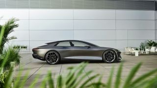 Die Studie Grandsphere gibt einen Ausblick auf Audis kommendes Elektro-Flaggschiff. (Bild: Audi)