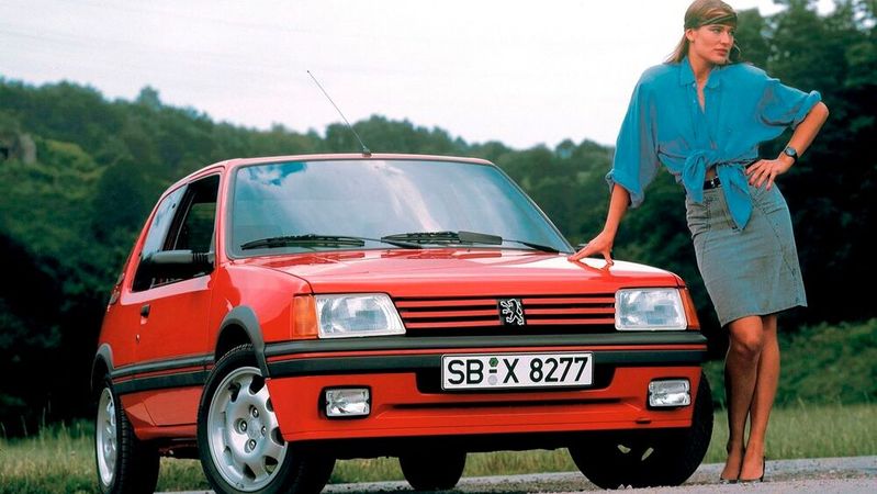 Er war einer der Rettungsanker der Marke: Mit dem 205 wurde Peugeot auch hierzulande wieder richtig populär.(Bild:  Peugeot)