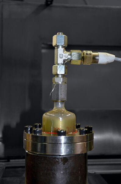 Abb.2: Die Innnendruckprüfeinrichtung des Multi-Testers (Bild: Fraunhofer LBF)