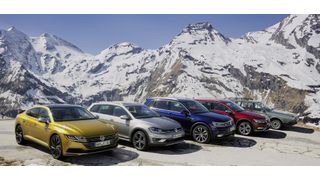 35 Jahre Allradantrieb: Volkswagen Arteon, Golf Alltrack, Tiguan R-Line und Passat Alltrack (Volkswagen)
