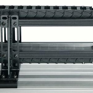 Freitragende Anwendung: Das Ober- und das Untertrum legen sich nicht aufeinander ab. Dadurch ist die Energiekette nahezu abrieb- und geräuschfrei.