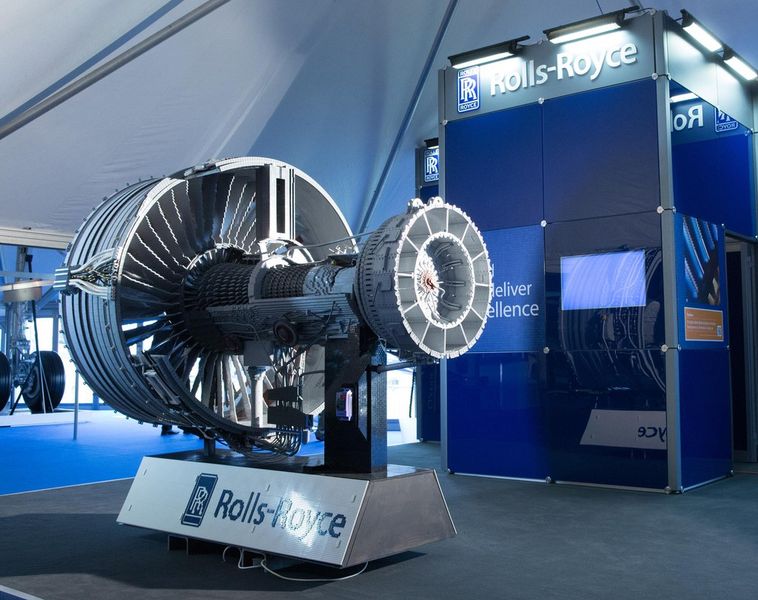 Das Rolls-Royce-Flugzeugtriebwerk aus Lego ( Roll Royce)