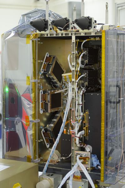 Ein Blick ins Innenleben: Proba-V (ESA-S. Corvaja)