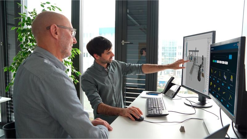 Der Twin-Store ermöglicht den Zugriff auf eine Vielzahl von 4D-Simulationsmodellen. (Bild: ISG)