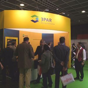 Über reges Interesse am Stand konnte sich 3PAR freuen.