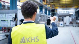 KHS has managed to improve its 3D planning software in such a way that it takes a lot less time to scan the environment at the customer's location (such as beverage manufacturers) than before. But these aren't all the innovations that the now mobile system includes ... (Image:KHS)