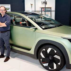 Allerdings ist Skoda-Chef-Designer Oliver Stefani bewusst, dass nicht alle Ideen und Elemente den Weg in die Serie schaffen werden.(Bild:  Skoda)