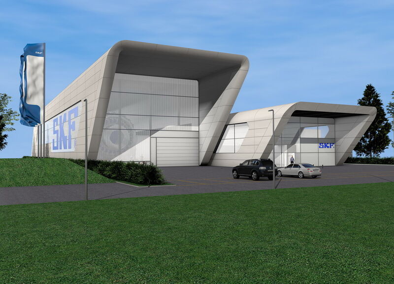 SKF will das leistungsfähigste Großlager-Prüfzentrum der Welt im Jahr 2017 in Betrieb nehmen. (Bild: SKF)