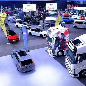 Auch Elektro-Lkw gibt es in Erfurt zu sehen.(Bild:  VCG - Zietz)