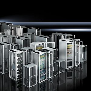 Das IT-Rack TS IT von Rittal eignet sich für Datennetz- und Serveranwendungen und will mit seinem Variantenbaukasten größte Flexibilität bieten.